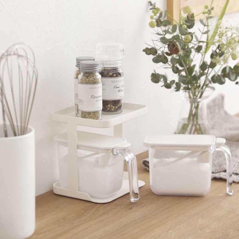 MARNA Good Lock Condiment Organisation Rack (142x142x118mm) - White K749-W-image 2