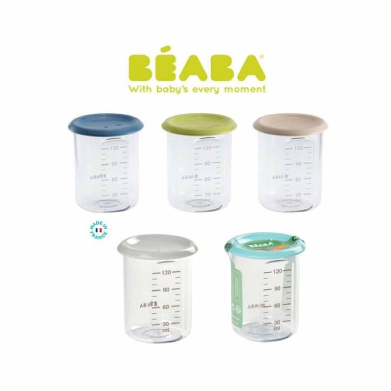 BEABA Portion Tritan 120ml - Grey (online) MAXI-image 3