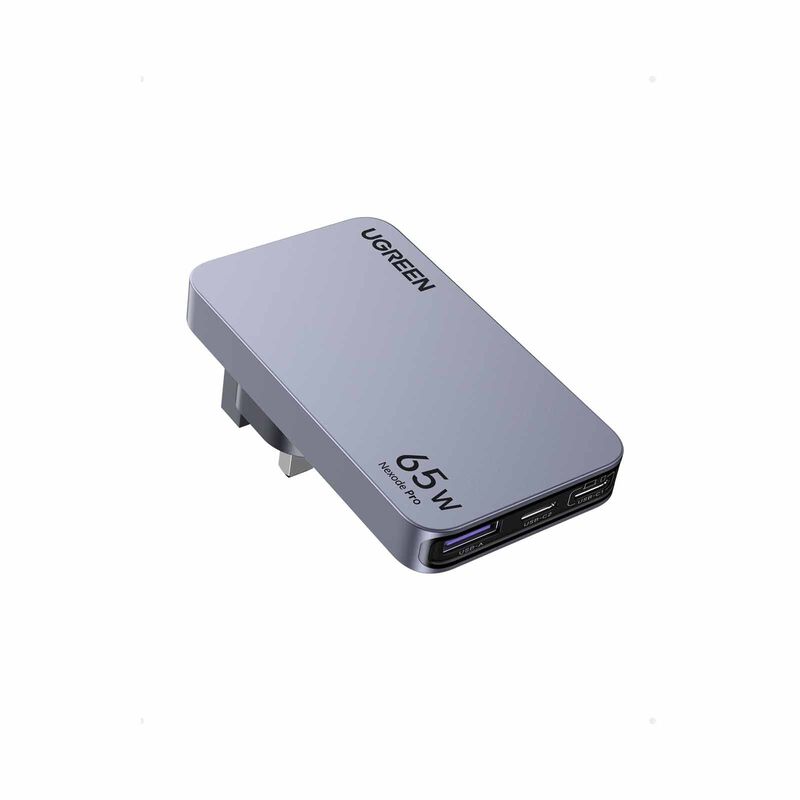 UGREEN Nexode Pro X753 65w Pd Gan Charger (2c1a) With Interchangeable Uk/us/eu Plugs 25356-image 5