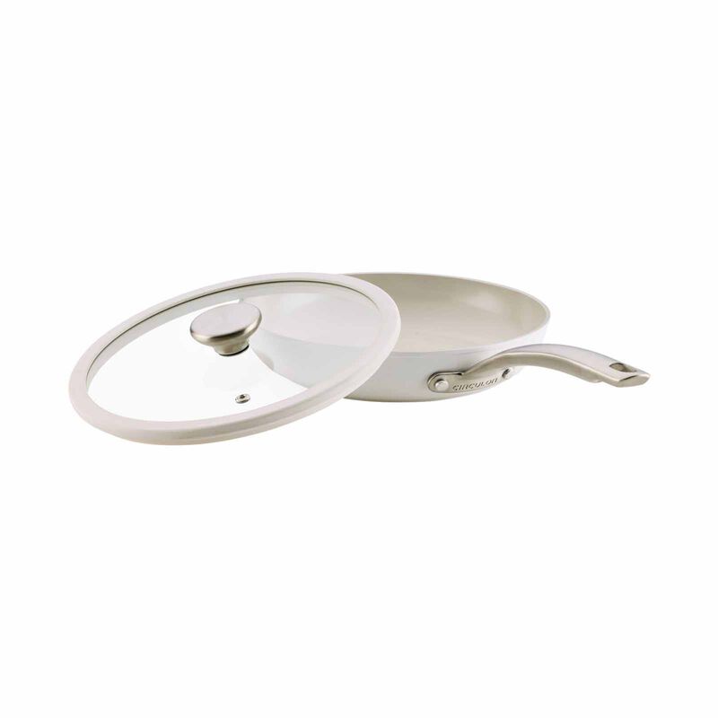 CIRCULON Halo With Laserdefense Ceramic Nonstick 4 Piece Cookware Set - Pearl White 16167-image 3