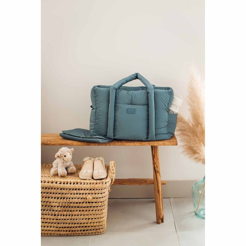 BEABA Paris Puffy Changing Bag - Baltic Blue (online) DIAPER BAG-image 3