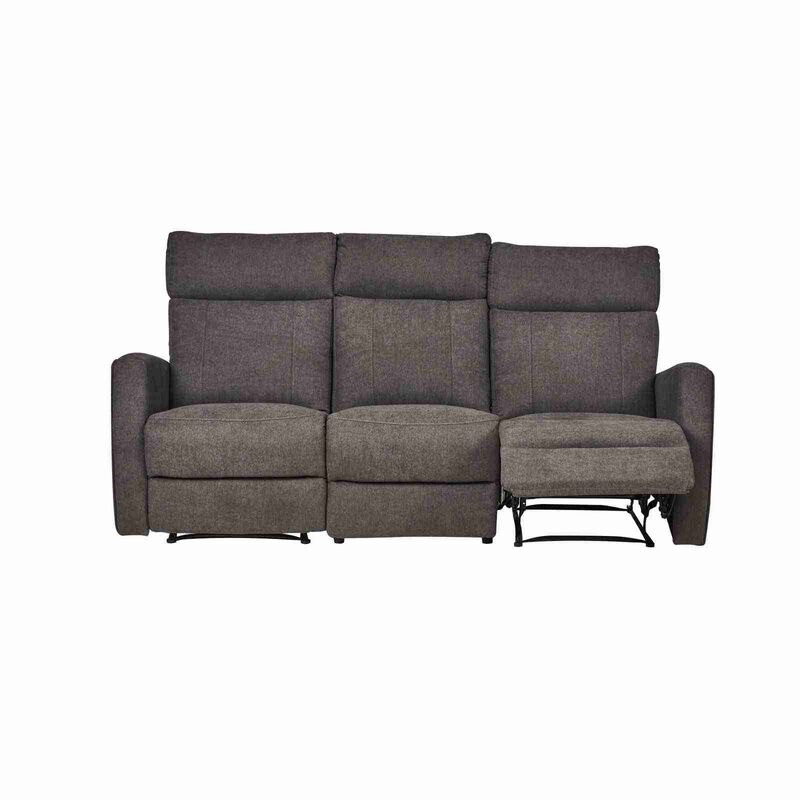 MIZU DESIG 3rr Seater Recliner (fab) Mto Fabric Sofa ELLA-image 10