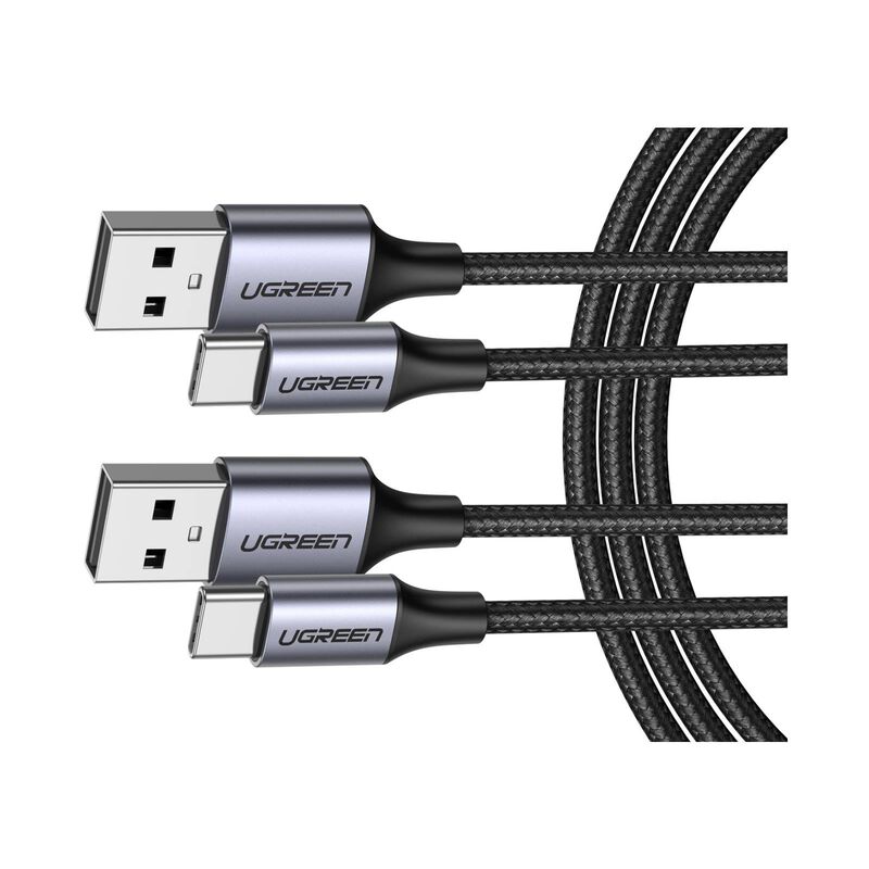 UGREEN Us288 Usb-c To Usb A 2.0 1m Black Male Cable (braided) 60126-image 4