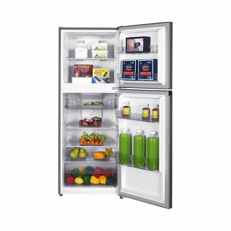 SHARP 2 Door Top Mounted Fridge - Silver (197l) SJ-RF20E-SS-image 3