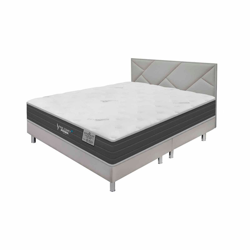 KINGKOIL Spine Comfy Prima King Size Mattress W/bedframe And Headboard SPINE COMFY PRIMA-image 2