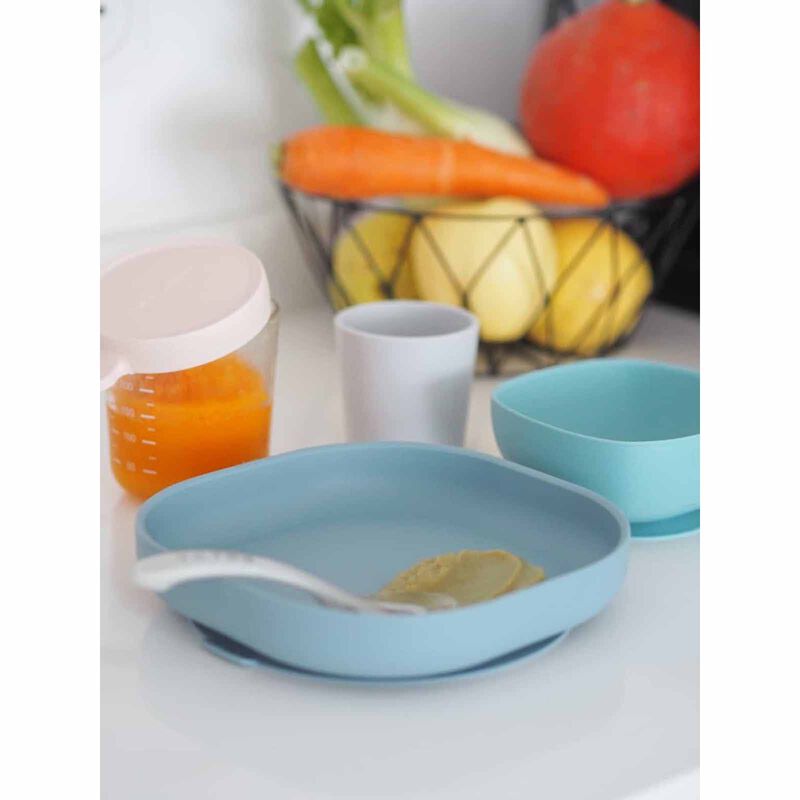 BEABA Suction Meal Set - Jungle (online) SILICONE-image 3