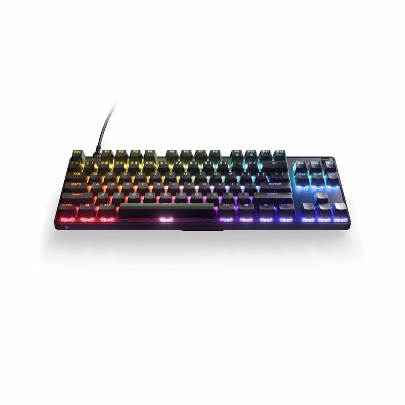 STEELSERIE Us Gaming Wired Keyboard, Custom-built Optipoint Optical Switches For Faster Actuation And Zero Debo APEX 9 TKL-image 1