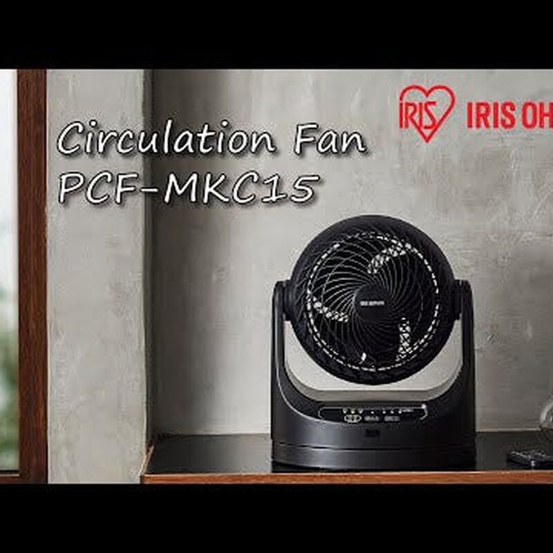 IRIS OHYAM 7 In Circulator Table Fan (black) PCF-MKC18-image 5