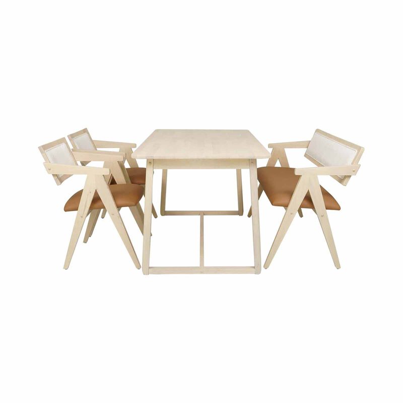 4 Piece Dining Set RIDGE-image 2