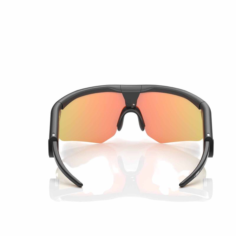 BLEEQUP Ranger Ai Sports Camera Glasses (black Frame) Standard Orange Red Lens CGQ542A0-image 5
