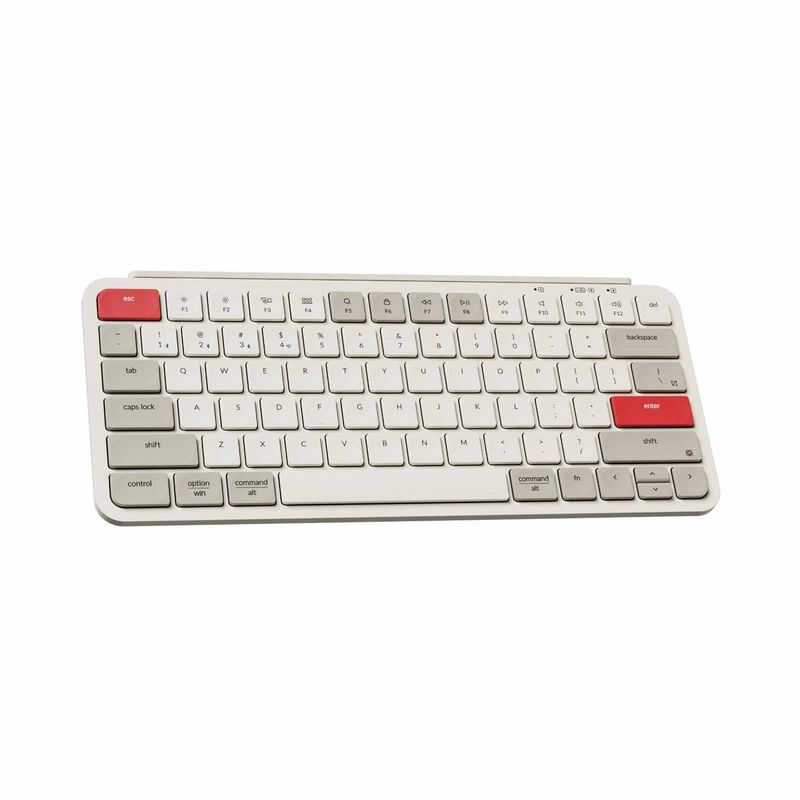 KEYCHRON B1 Pro, 77 Key, Retro Red, Ultra-slim Wireless Keyboard KYCN-B1P-K13-image 4