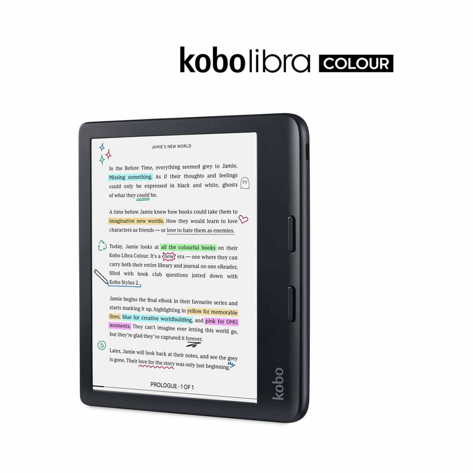 Shop RAKUTEN KO Kobo Libra Colour (black) Kaleido 3 N428-KU-BK-K
