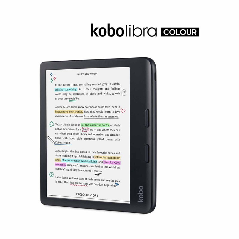 RAKUTEN KO Kobo Libra Colour (black) Kaleido 3 N428-KU-BK-K-CK-image 3