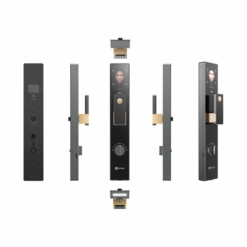 EZVIZ Dual-cam Face Recognition & Palm Vein Smart Lock DL50FVX-image 4