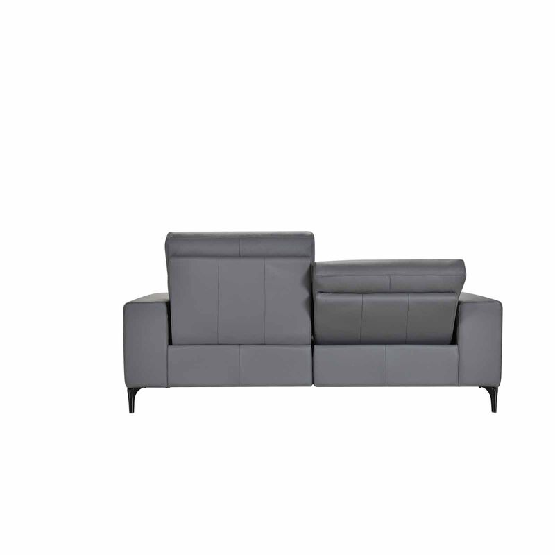 MUZE 3rr-e Seater (fl)w Storage C10 Grey Full Leather Sofa VANNA-image 6