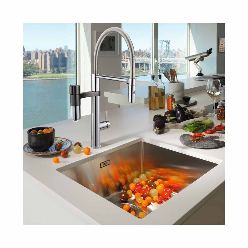 FRANKE Franke Tap Vital Capsule Filter Tap Semi-pro Chrome & Gun Metal Vital 219 - Exclude Installation VITAL 219-image 6