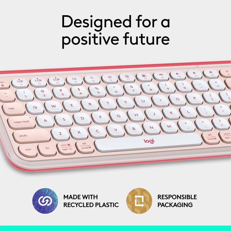 LOGITECH Pop Icon Keys Wl Kb - Rose 920-013085-image 15