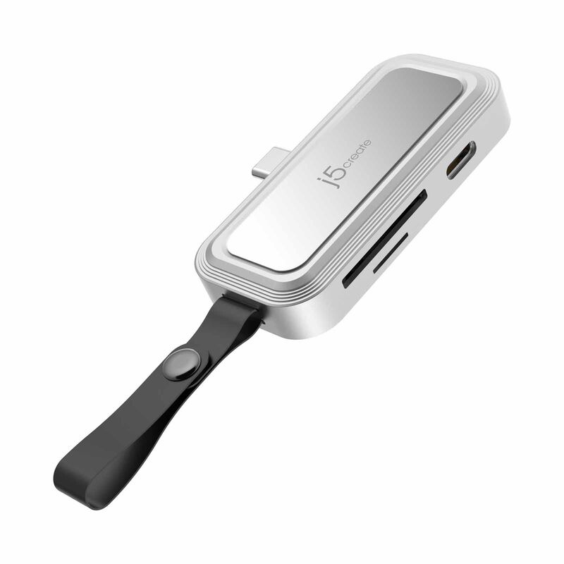 J5CREATE Usb-c To Sd/microsd Adapter For Smartphones (white) JCHSD34W-image 1