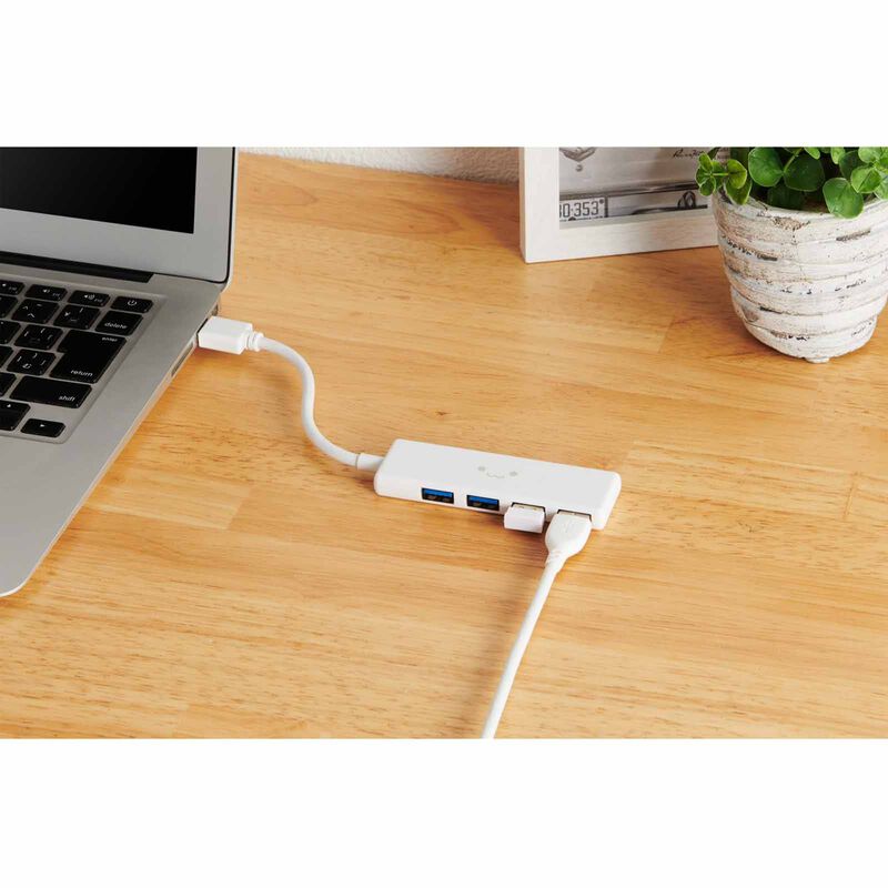 ELECOM Usb 3.0 Bus Power 4 Ports - White Face U3H-H040WF-image 4