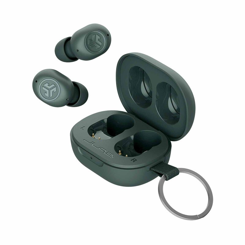 JLAB Jbuds Mini True Wireless Earbuds - Sage Gray EBJBMINIRSGE124-image 2