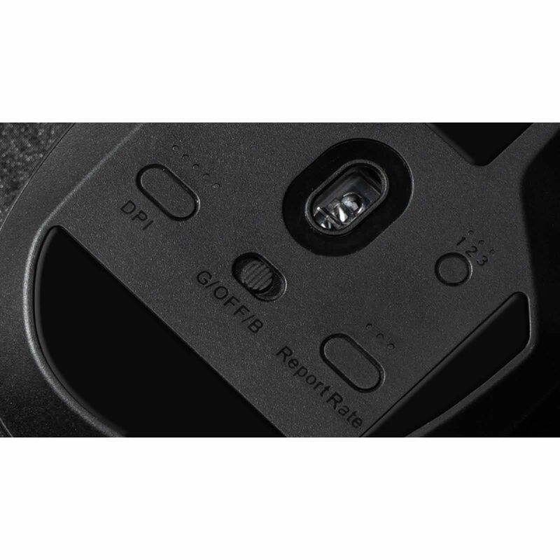 KEYCHRON M6s Huano Silent 20m Micro Switch 2.4 Ghz Wireless Mouse - Black KYCN-M6S-A1-image 2