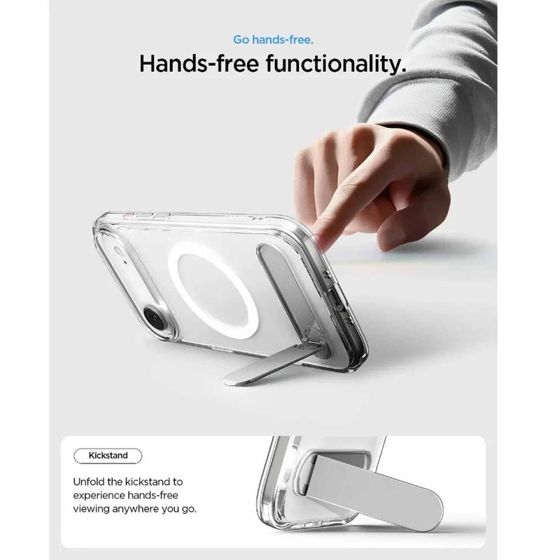 SPIGEN Iphone 17 Air Ultra Hybrid S Magfit Clear White ACS10311-image 4