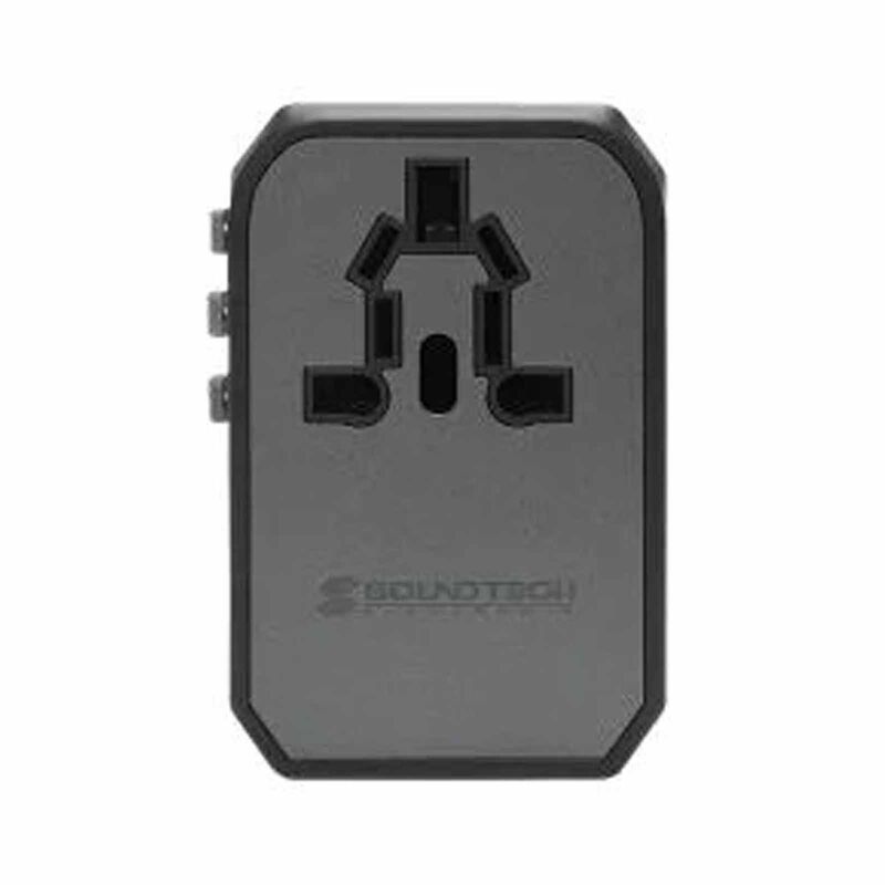 SOUNDTEOH Travel Adaptor With 2 Usb-a + 2 Usb-c Quick Charger TA-345-image 1