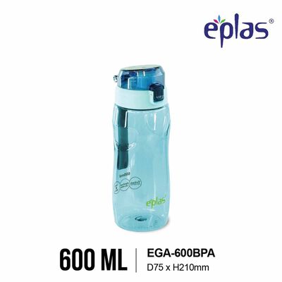 EPLAS Eplas Ega-600 One Touch To Open Bottle (600ml) - Blue EGA-600