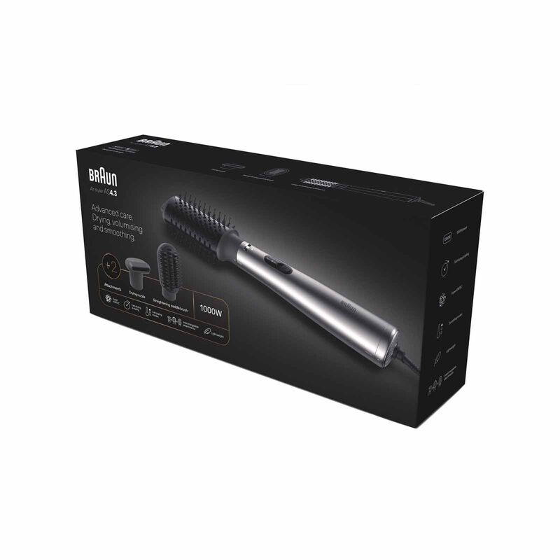 BRAUN Air Styler Iontec Hair Dryer And Styler With 3 Heads (1000w) AS 430-image 12