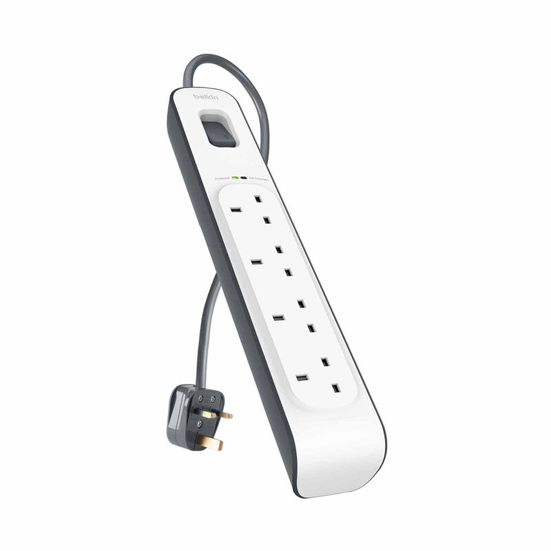 BELKIN 4 Outlet 2m Surge Protection Strip BSV400AF2M-MY-image 2