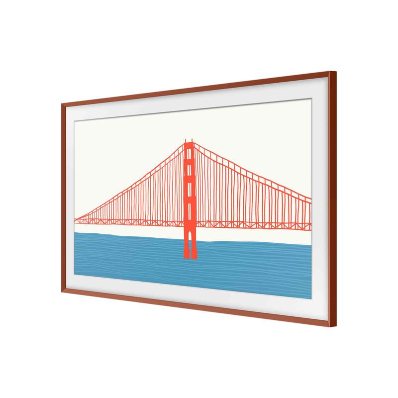 SAMSUNG 55in Brick Red Bezel For Qa55ls03aakxxs VG-SCFA55TRCRU (BRICK RED)-image 2