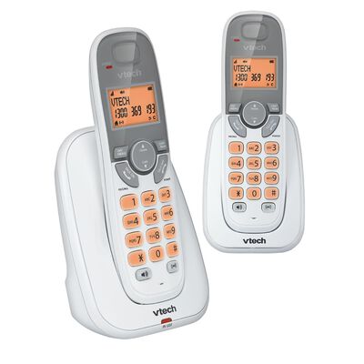 VTECH Vol Booster Power Fail Backup Backlit Lcd (twin) FS6414-2A