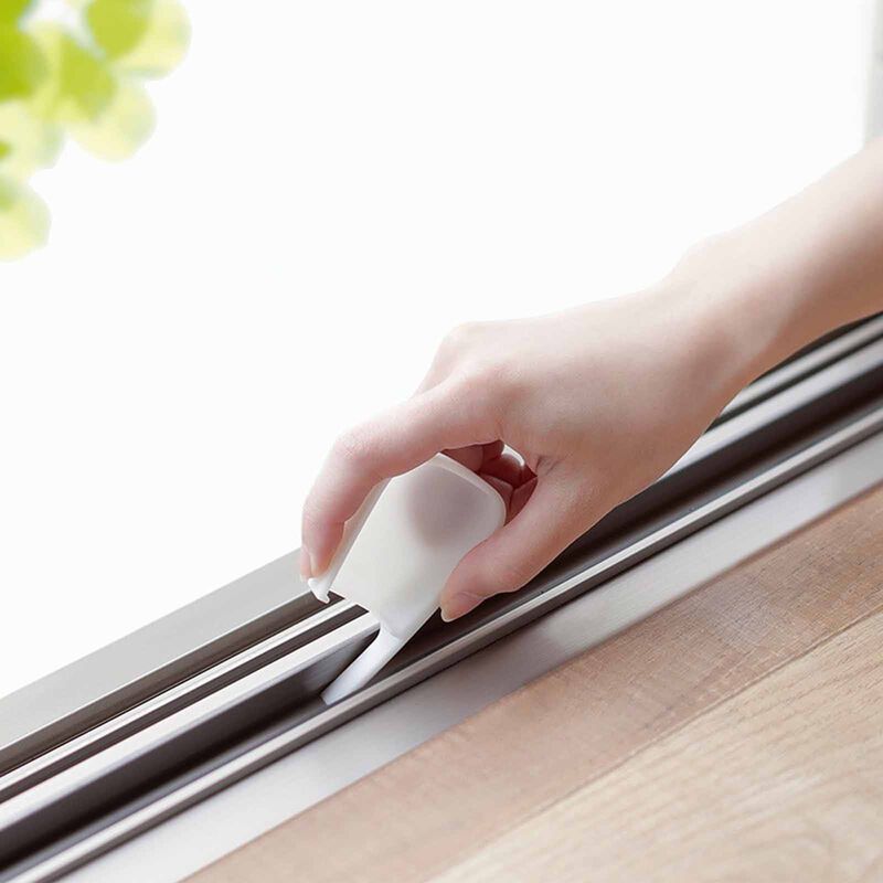 MARNA Window Track Cleaning Brush (54x194x19mm) - White W629-W-image 7