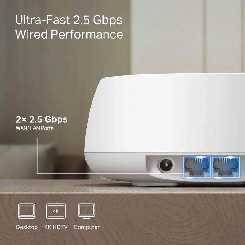 TP LINK Be5000 Whole Home Mesh Wi-fi 7 Unit TPL-DECO-BE25 (1 -PACK)-image 5