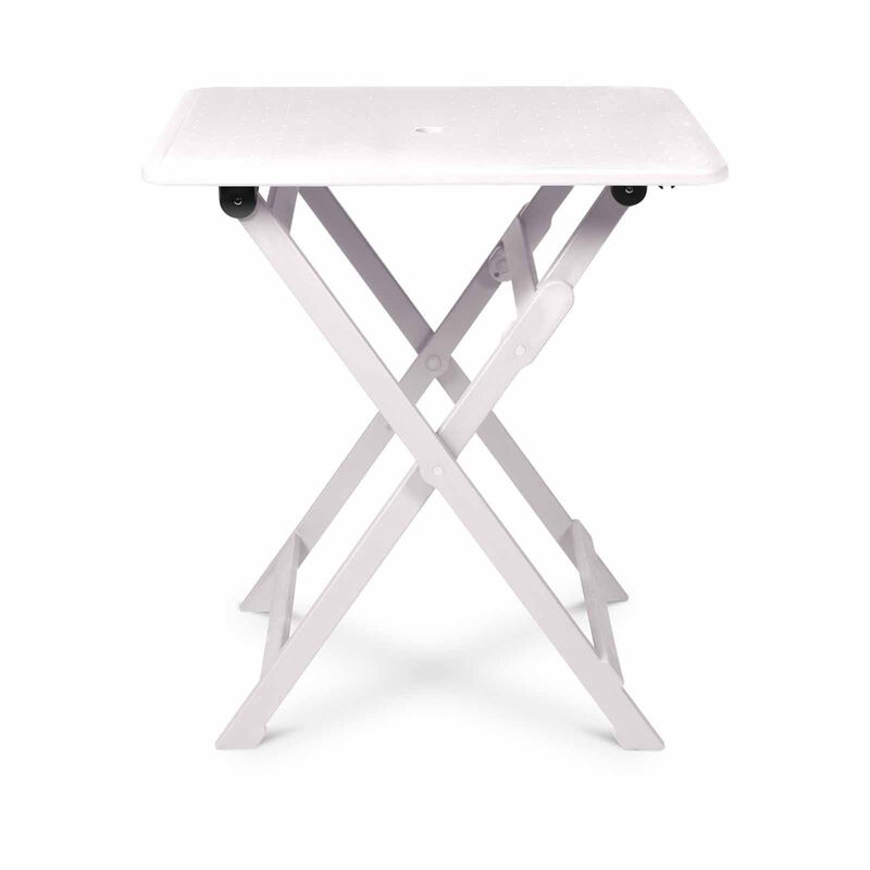 PHOENIX Flip Foldable Square Table Carrara White70 X 70 X 75.9 Cm FLIP-image 1