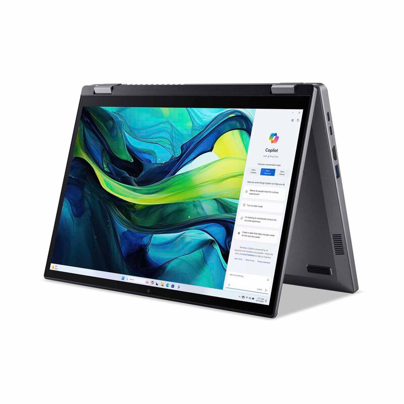 ACER 14in Touch Intel Core Ultra 7 155u 16gb 512gb Ssd Win 11 Home ASPIRE SPIN 14 ASP14-52MTN-721B (STEEL GRAY)-image 3