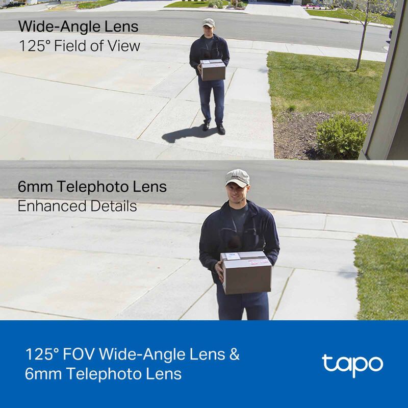 TP LINK Indoor/outdoor Dual Lens Pan/tilt Security Camera TAPO TC34-image 3