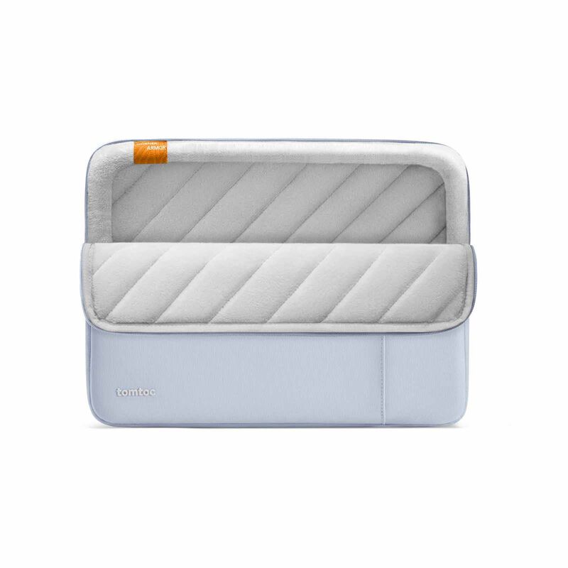 TOMTOC Defender-a13 Laptop Sleeve 13.5-14.2 Inch - Mist Blue A13D2B3-image 3