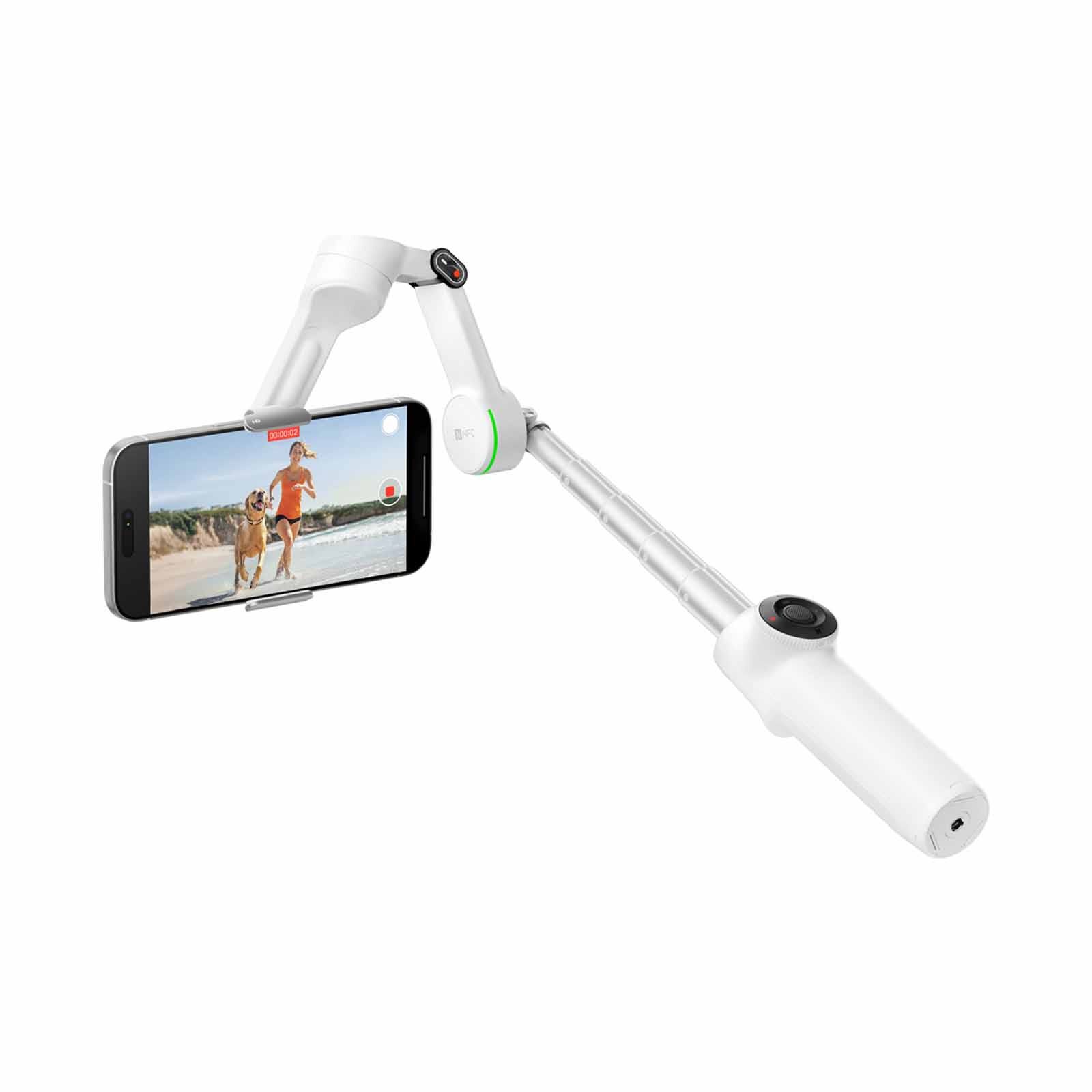 Shop INSTA360 Flow 2 Pro Ai Tracker Bundle Summit White FLOW 2 PRO