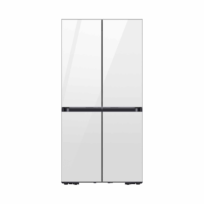 SAMSUNG Bespoke 4 Door Fridge -white (634l) (fixed Panel) RM70F63R3WSS-image 1