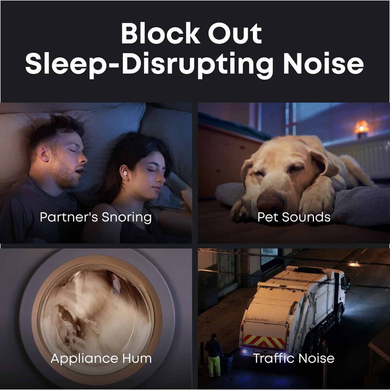 SOUNDCORE Sleep A30 Anc Sleep Earbuds - White D1301H21-image 3