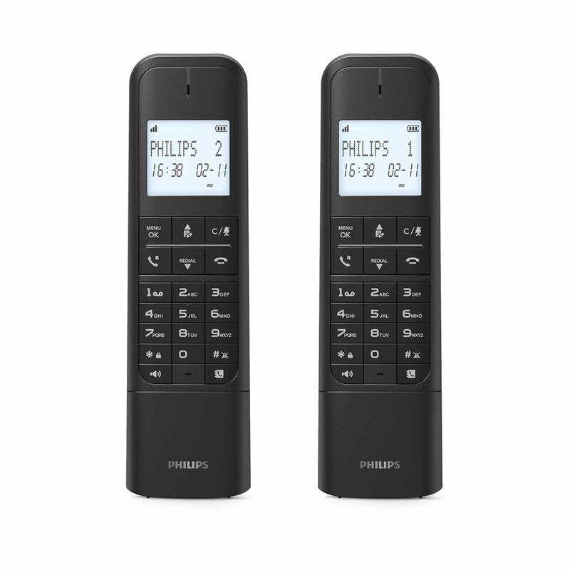 PHILIPS Cordless Phone Twin Designline M4702B/90-image 4