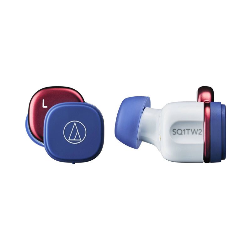 AUDIO TECH True Wireless Headphone Navy Red ATH-SQ1TW2 NRD-image 2