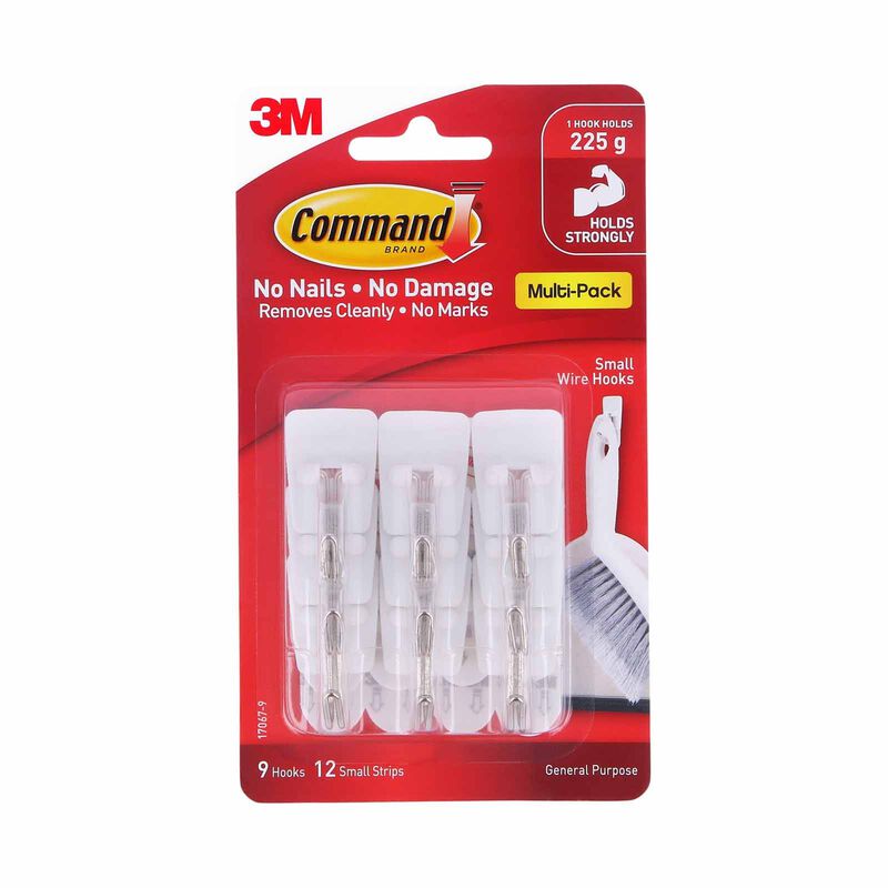 3M COMMAND Small Wire Hooks Value Pack 17067VP-image null