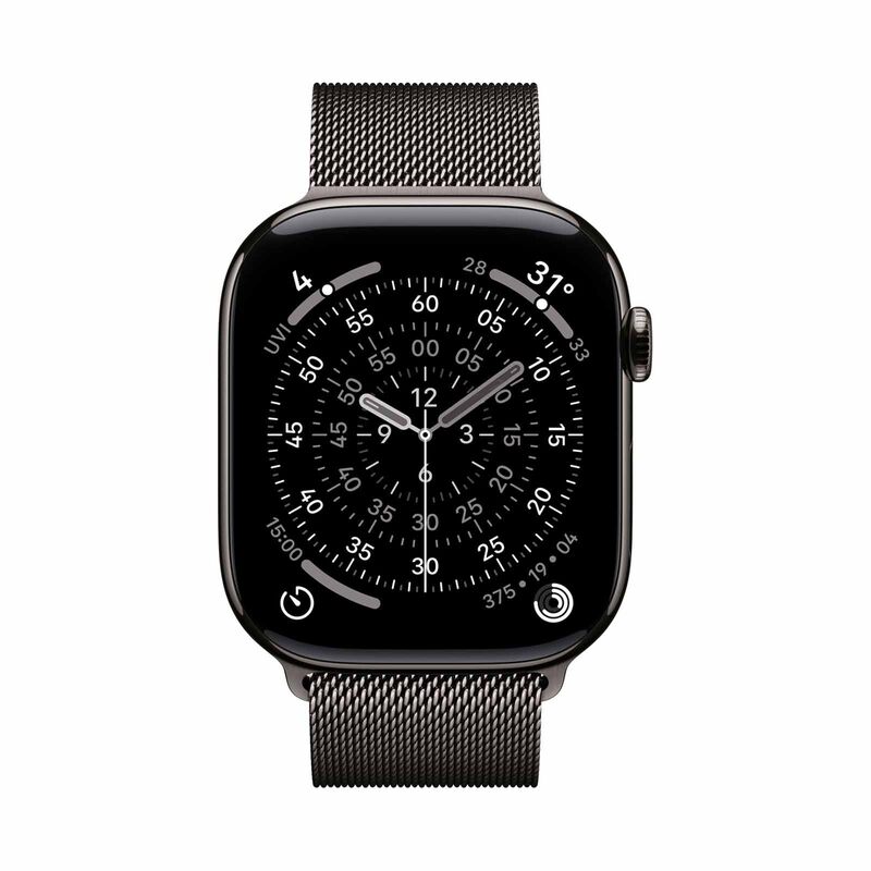 APPLE Watch Series 11 Gps + Cellular 46mm Slate Titanium Case With Slate Milanese Loop - M/l MFD44X/A-image 2