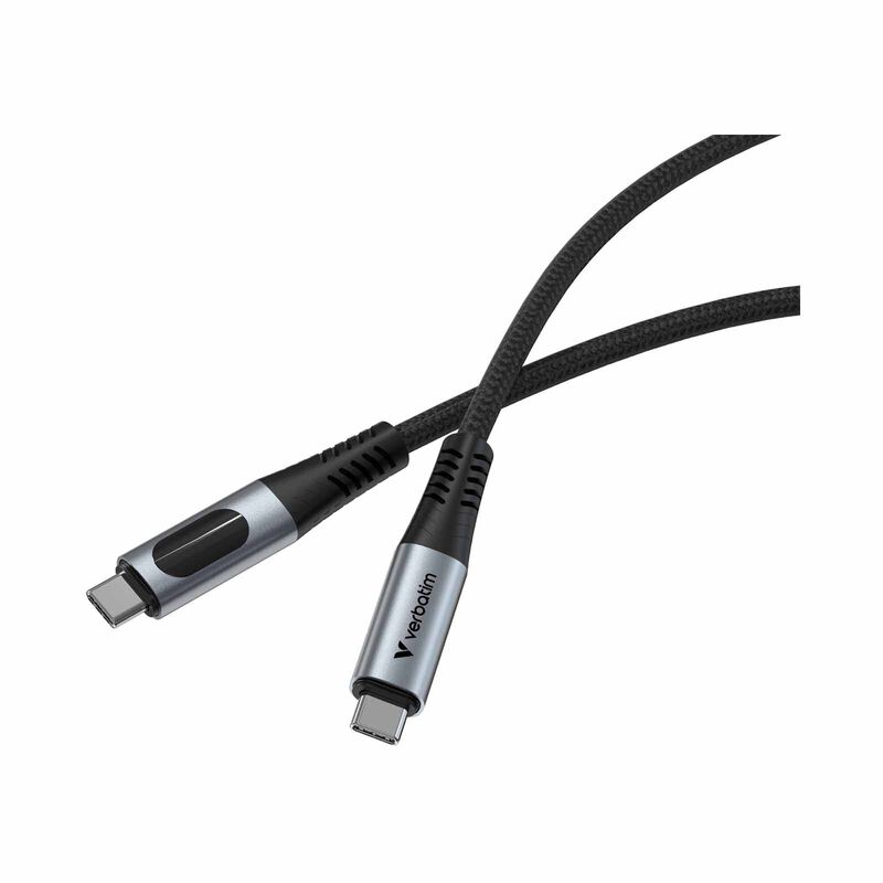 VERBATIM Sync & Charge Usb C To Usb C 240w 40 Gbps Display 120 Cm VM31849-image 3