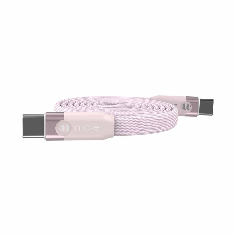 MAZER Infinitelink Cobra3 Flat Magnetic 1m/240w Roll Cable-pink M-COBRA30-PK-image 3