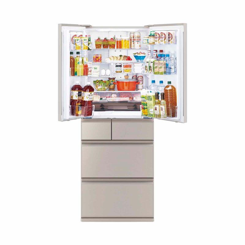 MITSUBISHI Multi Door Fridge (547l) - Glass Greige MR-WZ61K-C-P-image 2