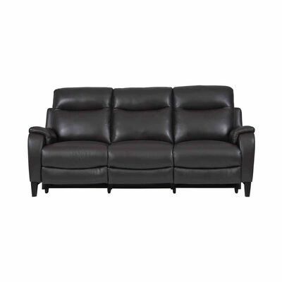 3rr Seater S2+1 (fl-m) Brown Full Leather Incliner Sofa NEW KALISSA