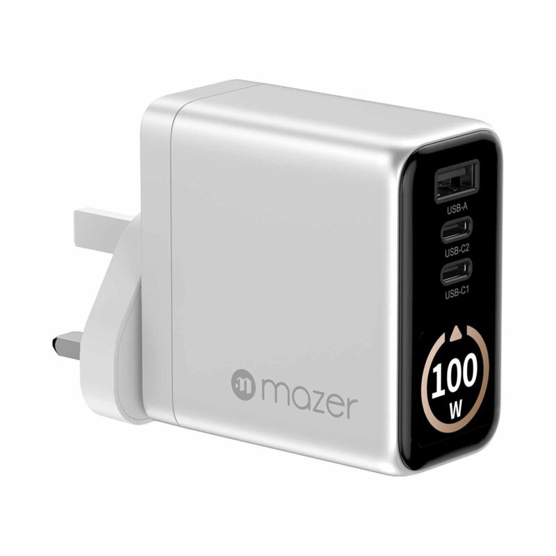 MAZER Aiprestige Gan Pd100w 2c1a With Travel Plugs-silver M-AI-G100W-V7-SV-image 8